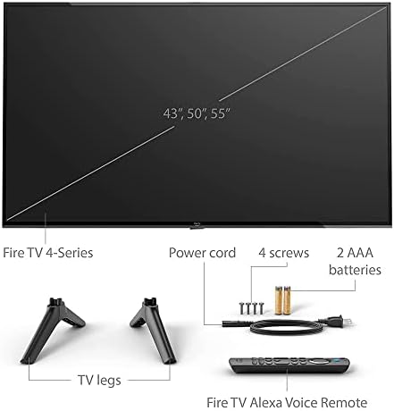 Amazon Fire TV 50" 4-Series 4K UHD Smart TV with Alexa Voice Remote, HDR, Dolby Digital Plus, 4 HDMI Inputs
