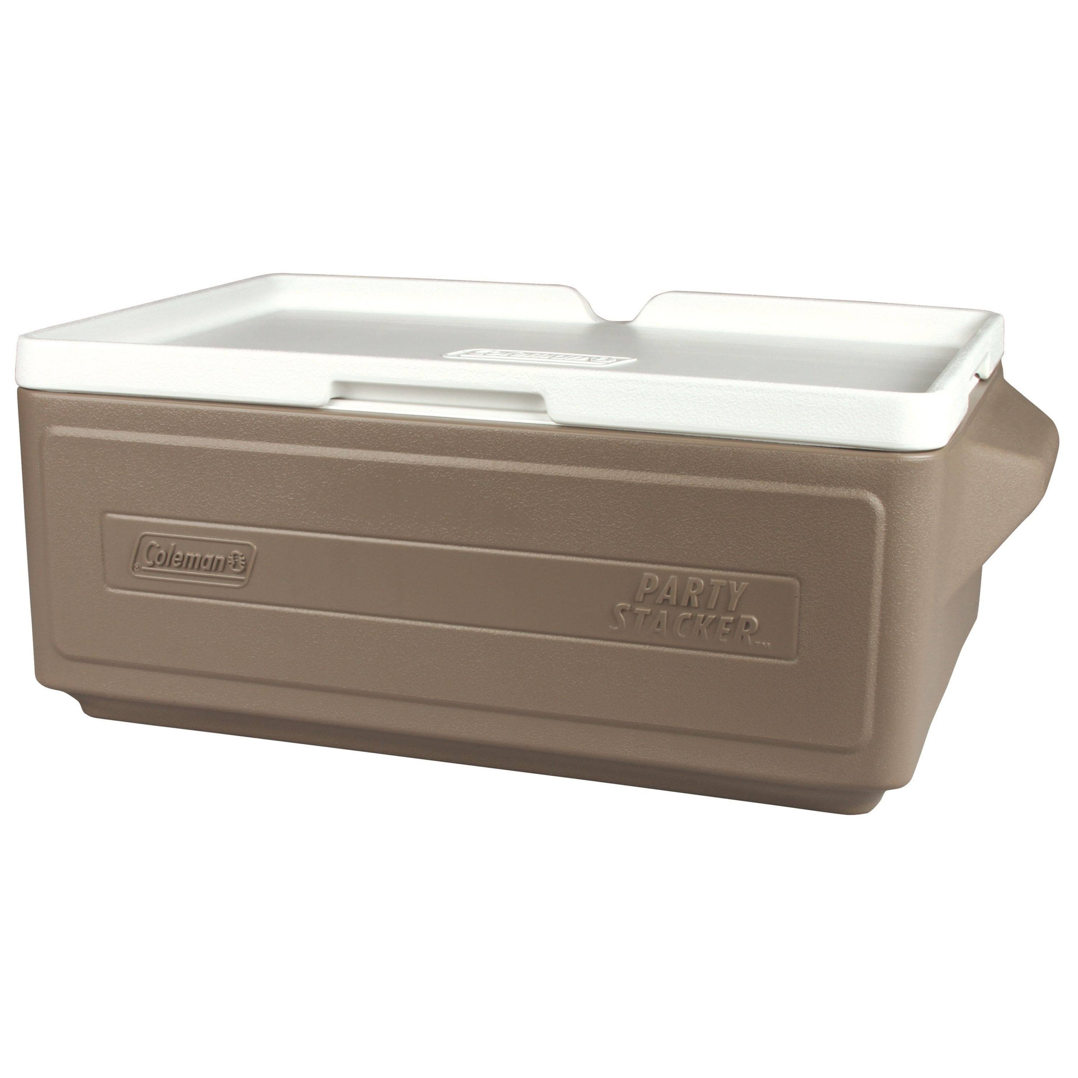 Coleman Party Stacker Cooler, 24-Can Capacity, 23-Quart, Gray