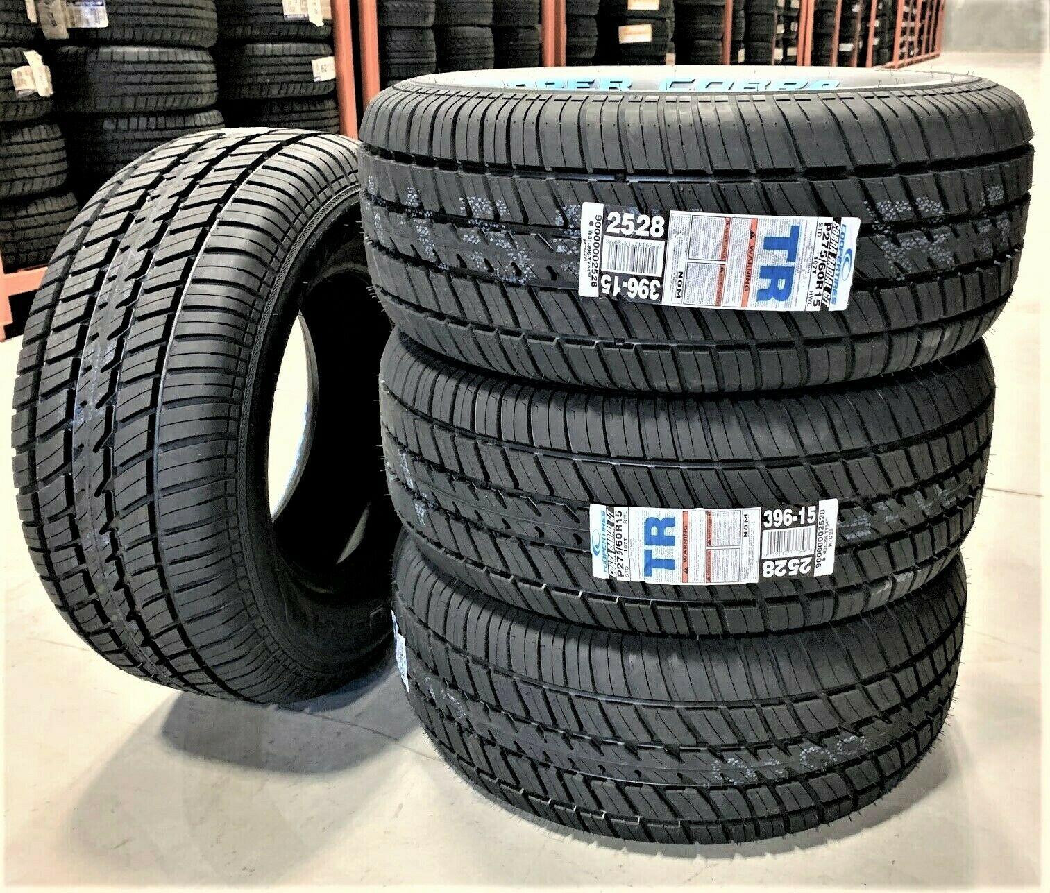 Cooper Cobra Radial G/T All-Season Touring Tires Set, 275/60R15 107T, Truck/SUV, 15" Rim, New, 2-Pack