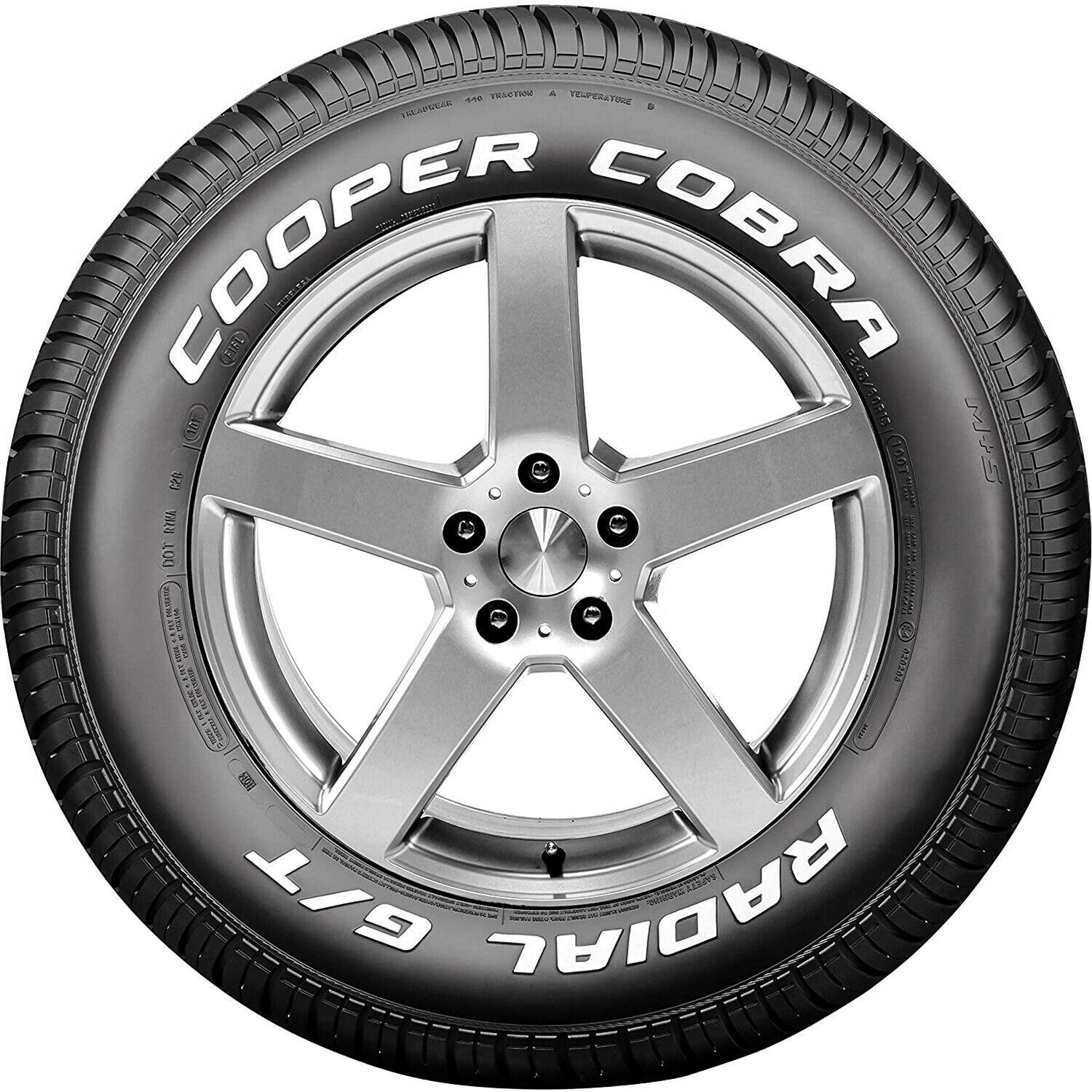 Cooper Cobra Radial G/T All-Season Touring Tires Set, 275/60R15 107T, Truck/SUV, 15" Rim, New, 2-Pack