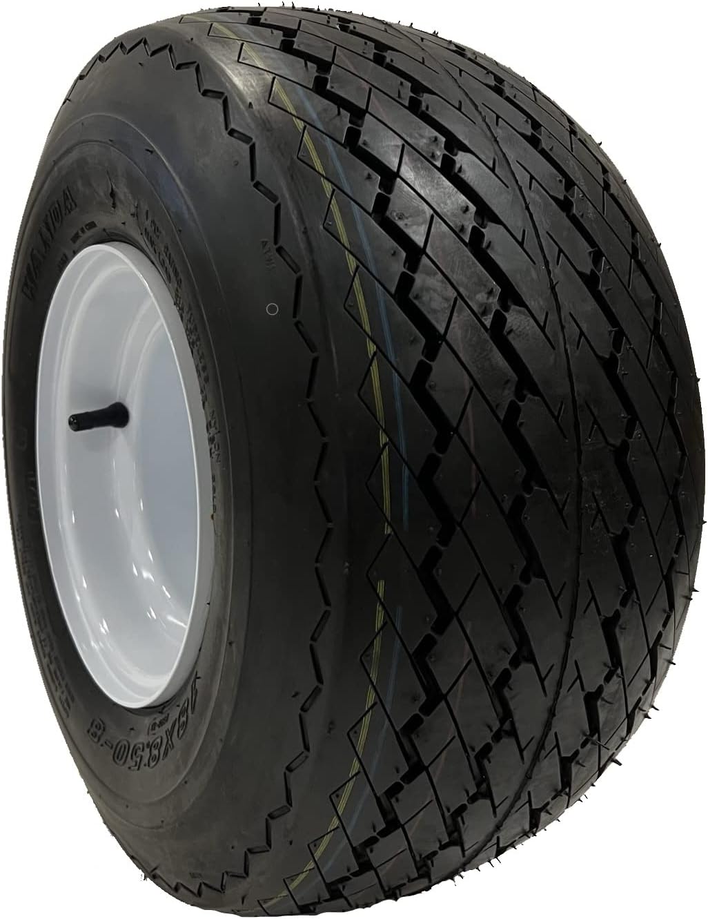 eCustomRim Golf Cart Wheels & Tires Combo 18x8.50-8 Set of 4 for Club Car EZGO Cushman - DOT Approved, Turf Safe