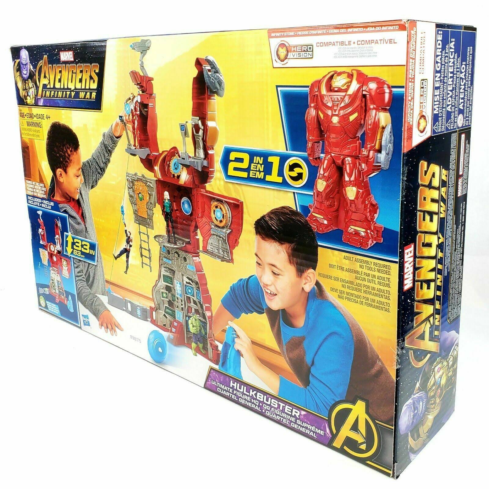 Hasbro Marvel Avengers Infinity War Hulkbuster HQ Playset with Target Tower & Roto-Blade Launcher