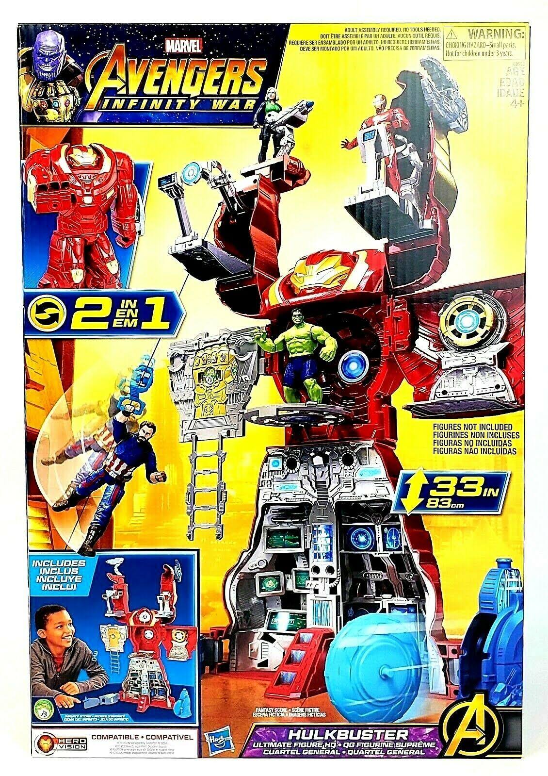 Hasbro Marvel Avengers Infinity War Hulkbuster Ultimate Figure Playset with Target Tower & Roto-Blade Launcher