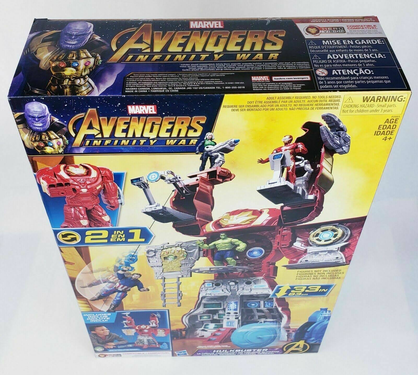 Hasbro Marvel Avengers Infinity War Hulkbuster Ultimate Figure Playset with Target Tower & Roto-Blade Launcher
