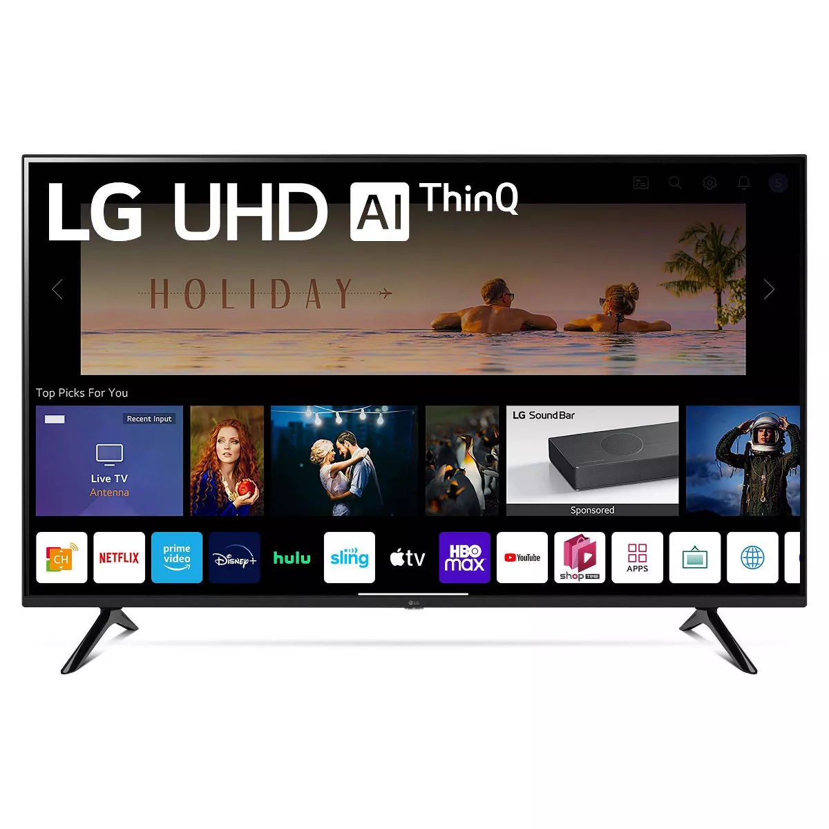 LG 55" 4K UHD Smart LED TV with AI Processor & HDR - 55UQ7570PUJ