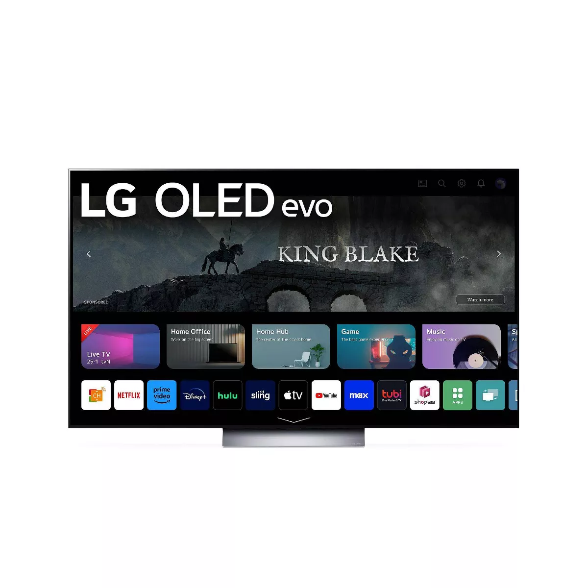 LG OLED65C3 65" 4K UHD Smart OLED TV with Dolby Vision, Atmos, 120Hz, AI Processor, Gaming Mode
