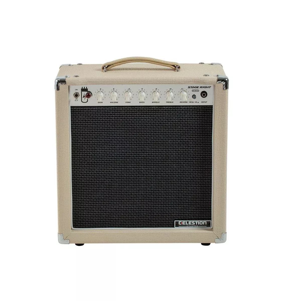 Monoprice Stage Right 15W 1x12 Guitar Combo Tube Amp with Celestion Speaker & Spring Reverb