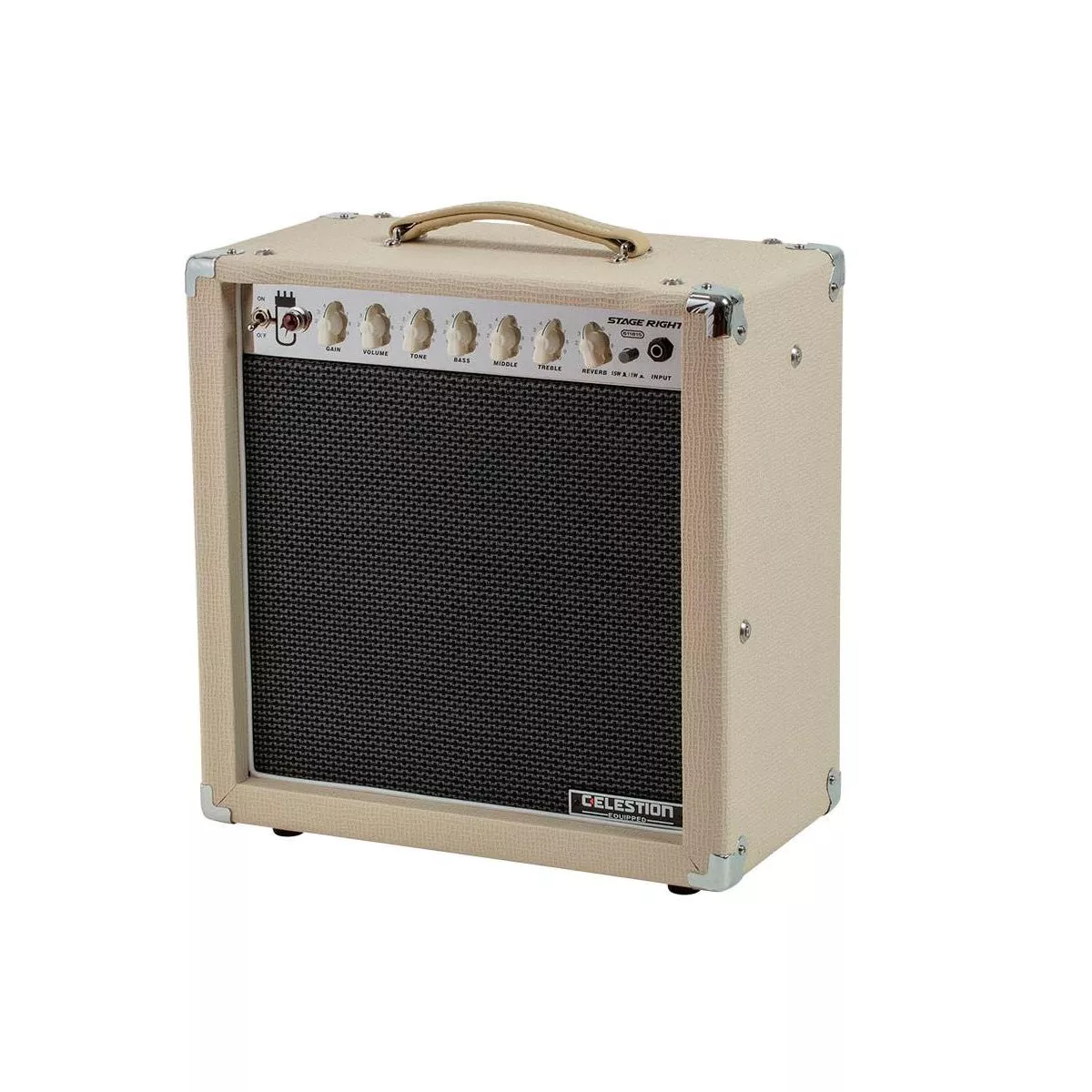 Monoprice Stage Right 15W 1x12 Guitar Combo Tube Amp with Celestion Speaker & Spring Reverb