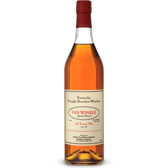 Pappy Van Winkle 12 Year Bourbon Whiskey 750mL - 45.2% ABV, Smooth & Balanced, Aged 12 Years