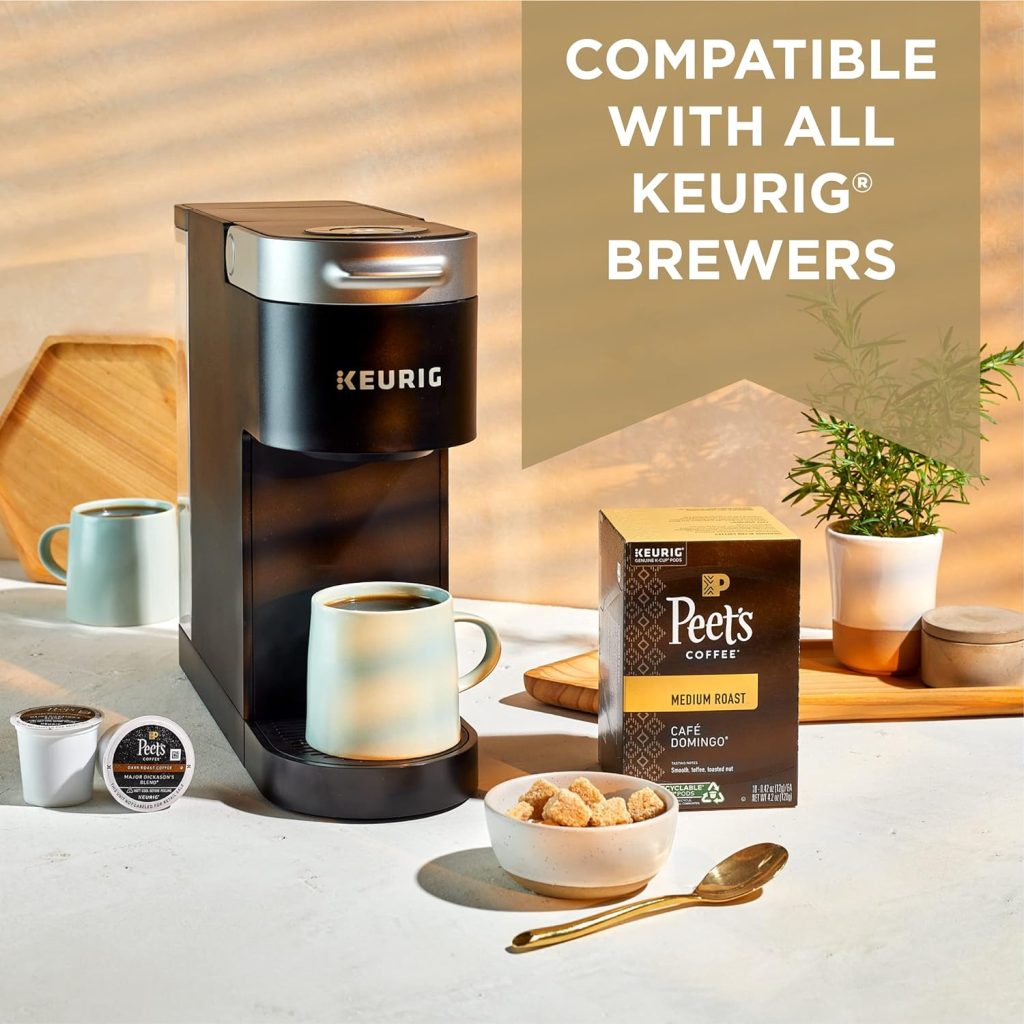 Peet's Coffee Major Dickason's Blend Dark Roast K-Cup Pods, 75 Count, Compatible with Keurig Brewers