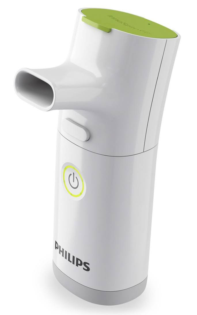 Philips Respironics Innospire Go Portable Mesh Nebulizer Kit - Fast Respiratory Treatment, Audible & Visual Alerts, Auto Shut-Off