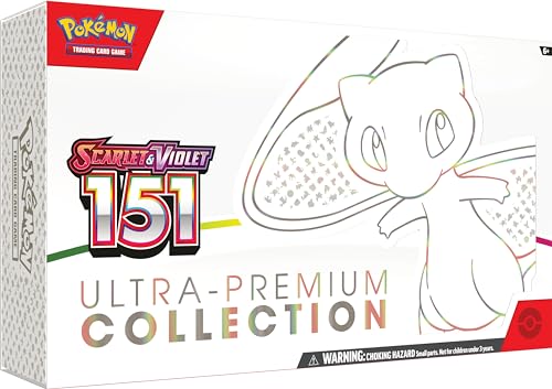 Pokemon TCG Scarlet & Violet 151 Ultra Premium Collection with Mew ex Metal Cards & Mewtwo Promo