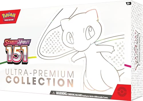 Pokemon TCG Scarlet & Violet 151 Ultra Premium Collection with Mew ex Metal Cards & Mewtwo Promo