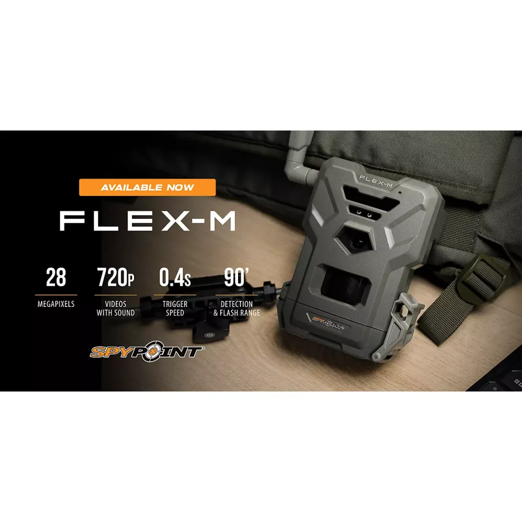 SpyPoint Flex-M 28MP Trail Camera Twin Pack with Infrared Flash & SD Cards