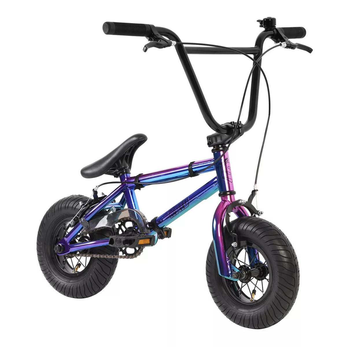 Sullivan Mini BMX Bike - Neo-Chrome Frame, 10" Wheels, 3" Tires, Kids 8+, 2-Year Warranty