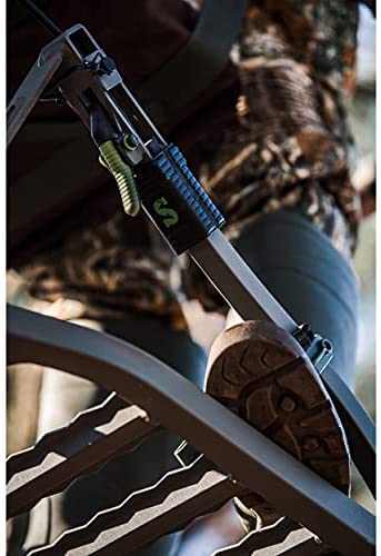 Summit Viper SD Climbing Treestand - Lightweight Aluminum, Foam-Padded Seat, 300 lbs Capacity, Safety Harness Included