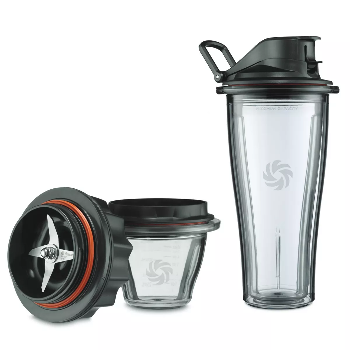 Vitamix Blending Cup & Bowl Starter Kit, BPA-Free, 5-Piece, Black, Compatible with Ascent & Venturist Blenders
